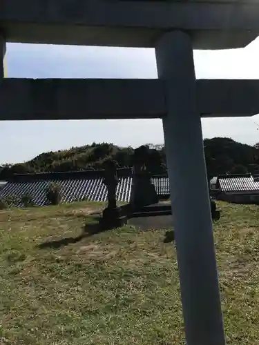 月形神社の鳥居