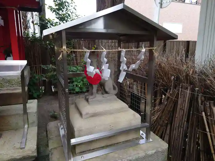東林間神社の狛犬