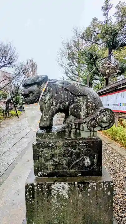 菊田神社の狛犬