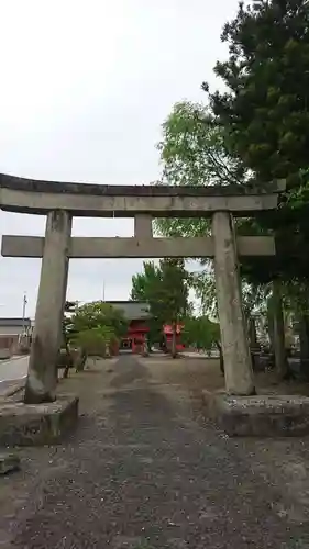 吉岡八幡神社の鳥居