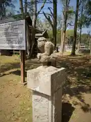 黒羽神社の像