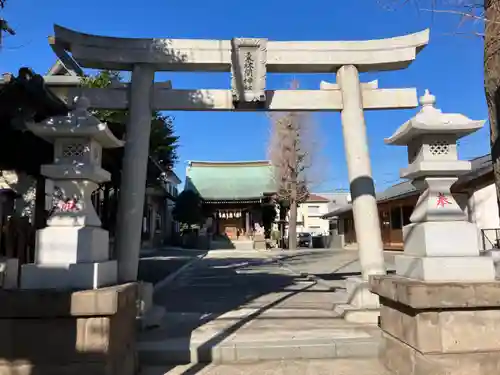 東林間神社の鳥居