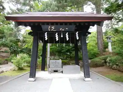 比布神社の手水舎