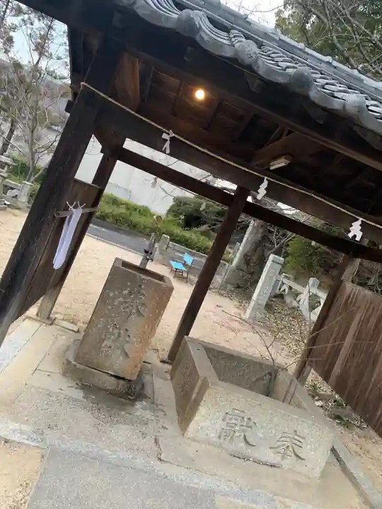 祐綏神社の手水舎