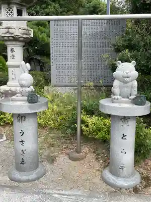 田村神社の像