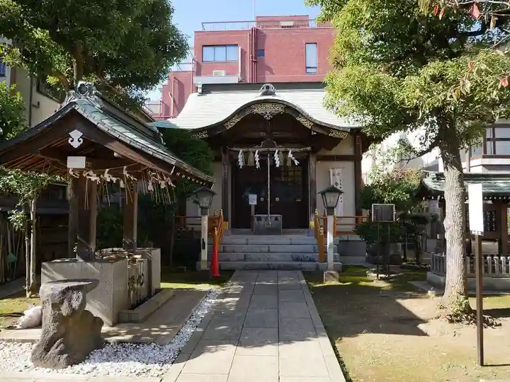 湯島御霊社の本殿・本堂