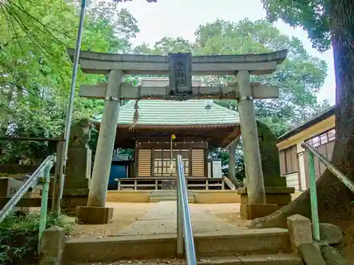 青砥杉山神社の鳥居