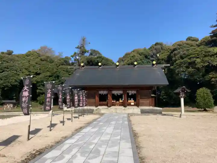 松江護國神社の本殿・本堂