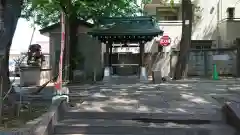 穏田神社の手水