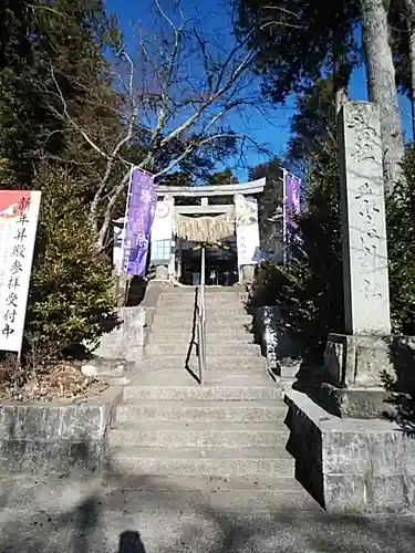 鏡石鹿嶋神社の鳥居