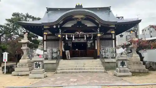 打出天神社の本殿・本堂