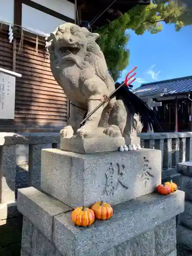 玉田神社の狛犬