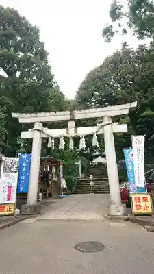 太子堂八幡神社の鳥居