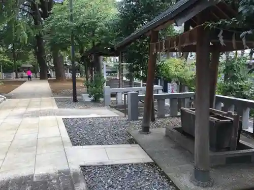 代田八幡神社の手水