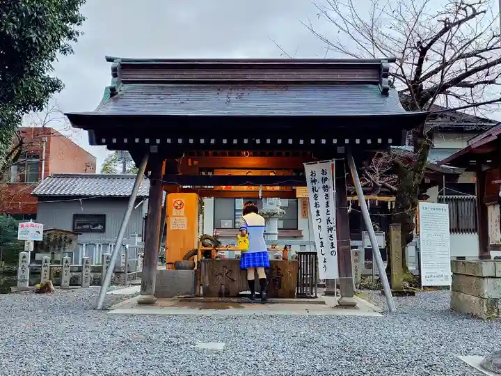 白山神社(二子町)の手水舎