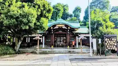 白金氷川神社の本殿・本堂