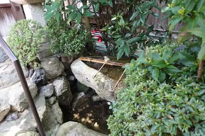 寂光院の手水舎