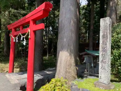 須山浅間神社の鳥居