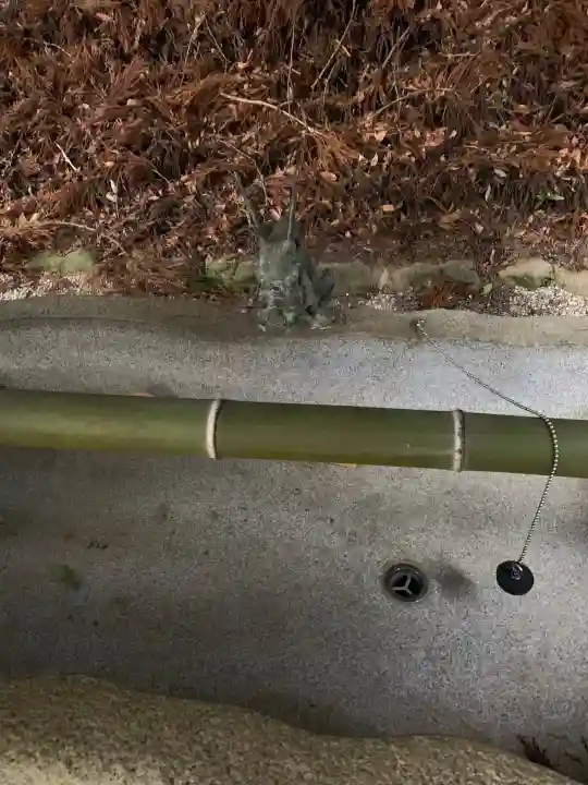 篠畑神社の手水舎