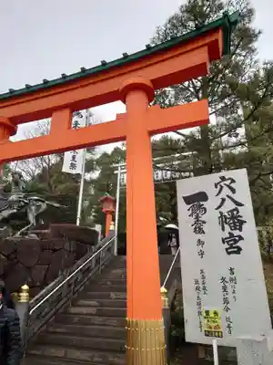 穴八幡宮の鳥居