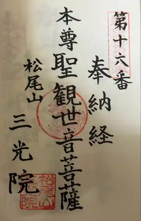 知多西国 御朱印