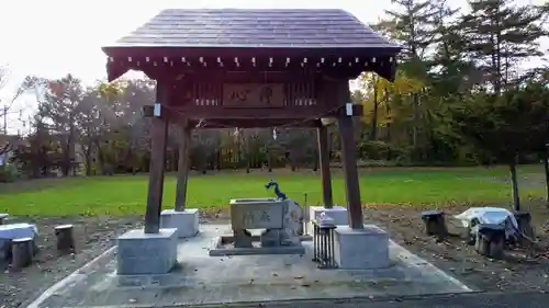 鹿追神社の手水