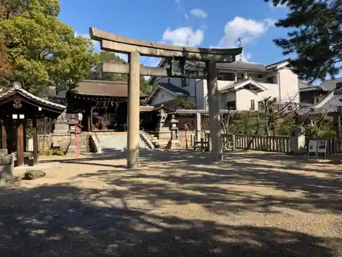 離宮八幡宮の鳥居