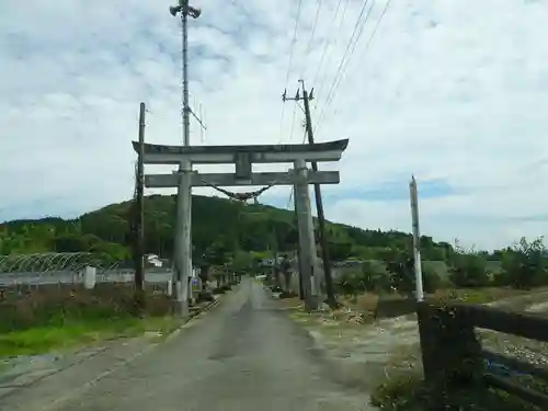 小熊野豊野神社の鳥居