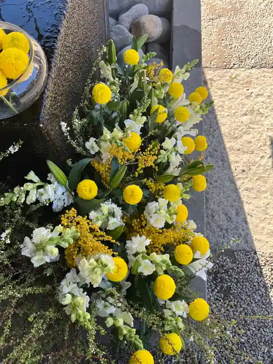 上尾御嶽神社の手水舎