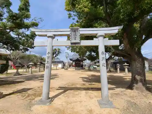 梶返天満宮の鳥居