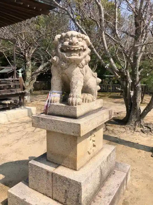 伊和都比売神社の狛犬