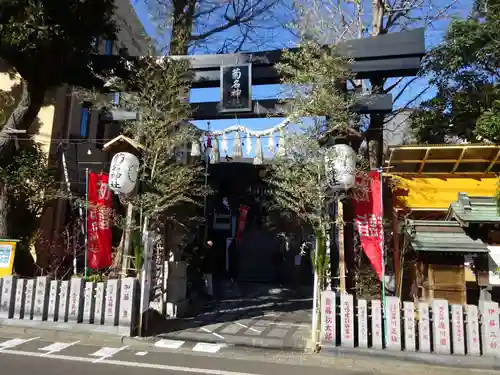 菊名神社の鳥居