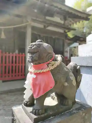 宮谷八幡神社の狛犬
