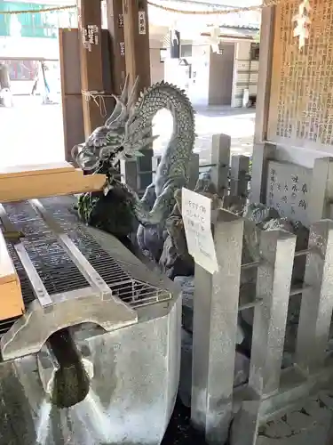 真清田神社の手水舎