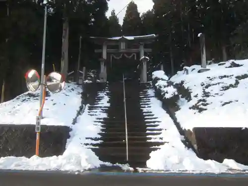 河牟奈備神社の鳥居