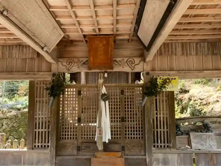 大河内神社の本殿・本堂