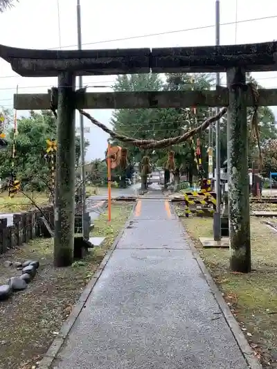 大原阿蘇神社の鳥居