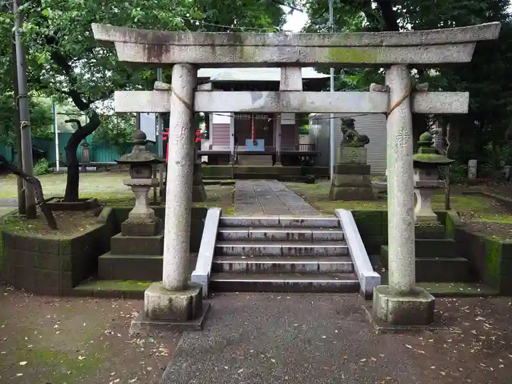 東谷北野神社の鳥居
