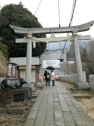 筑波山神社の鳥居