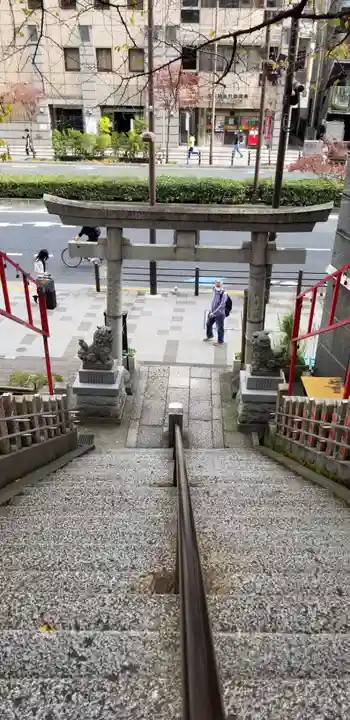 三田春日神社の鳥居