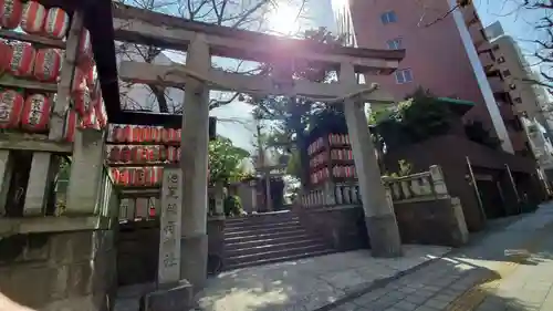 池尻稲荷神社の鳥居