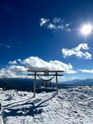 車山神社の鳥居