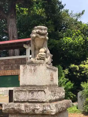 鶴峯八幡宮の狛犬