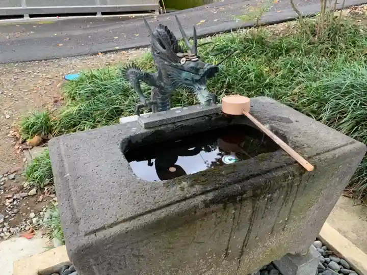 櫻田山神社の手水舎