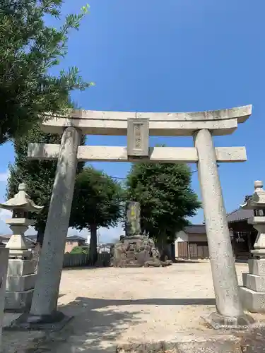 上宮永貴船神社の鳥居