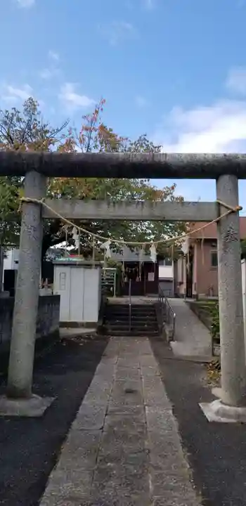 七面大明神の鳥居