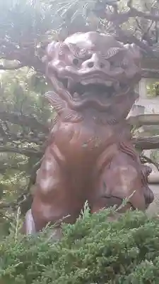 大元 宗忠神社の狛犬