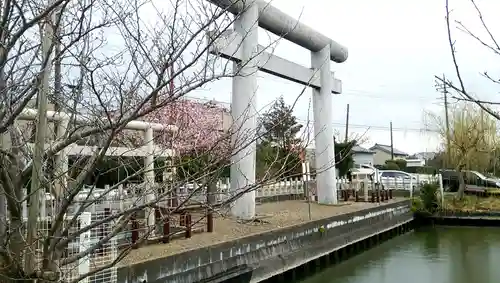 息栖神社の鳥居