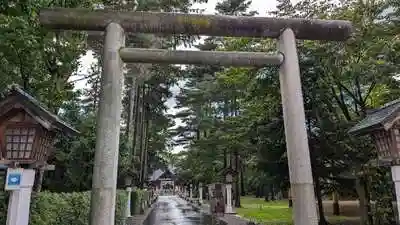 富良野神社の鳥居
