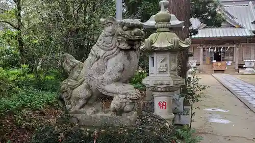 雷神社の狛犬